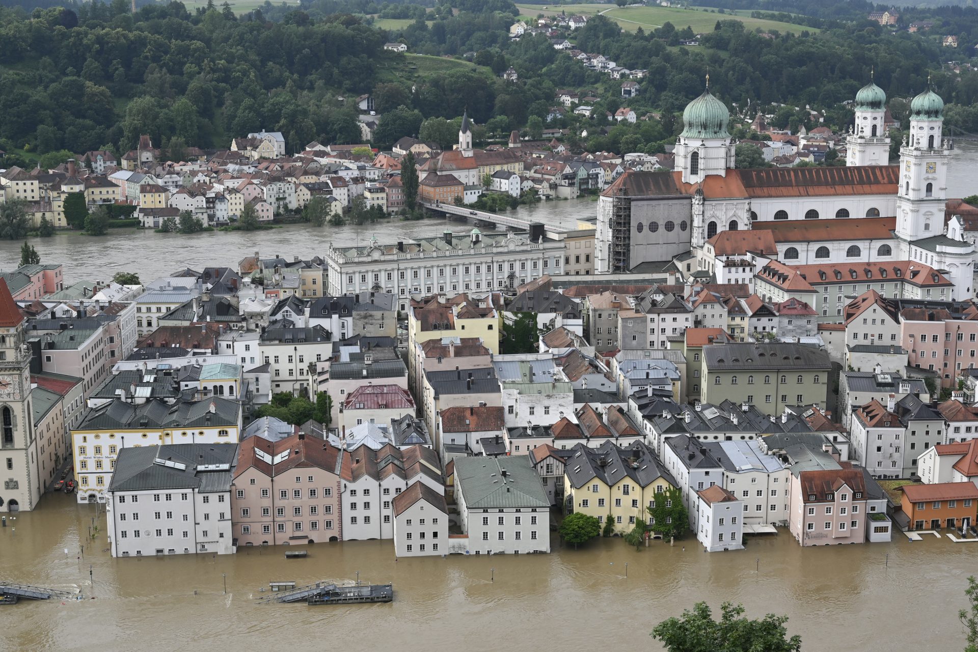 Vista aérea de Passau