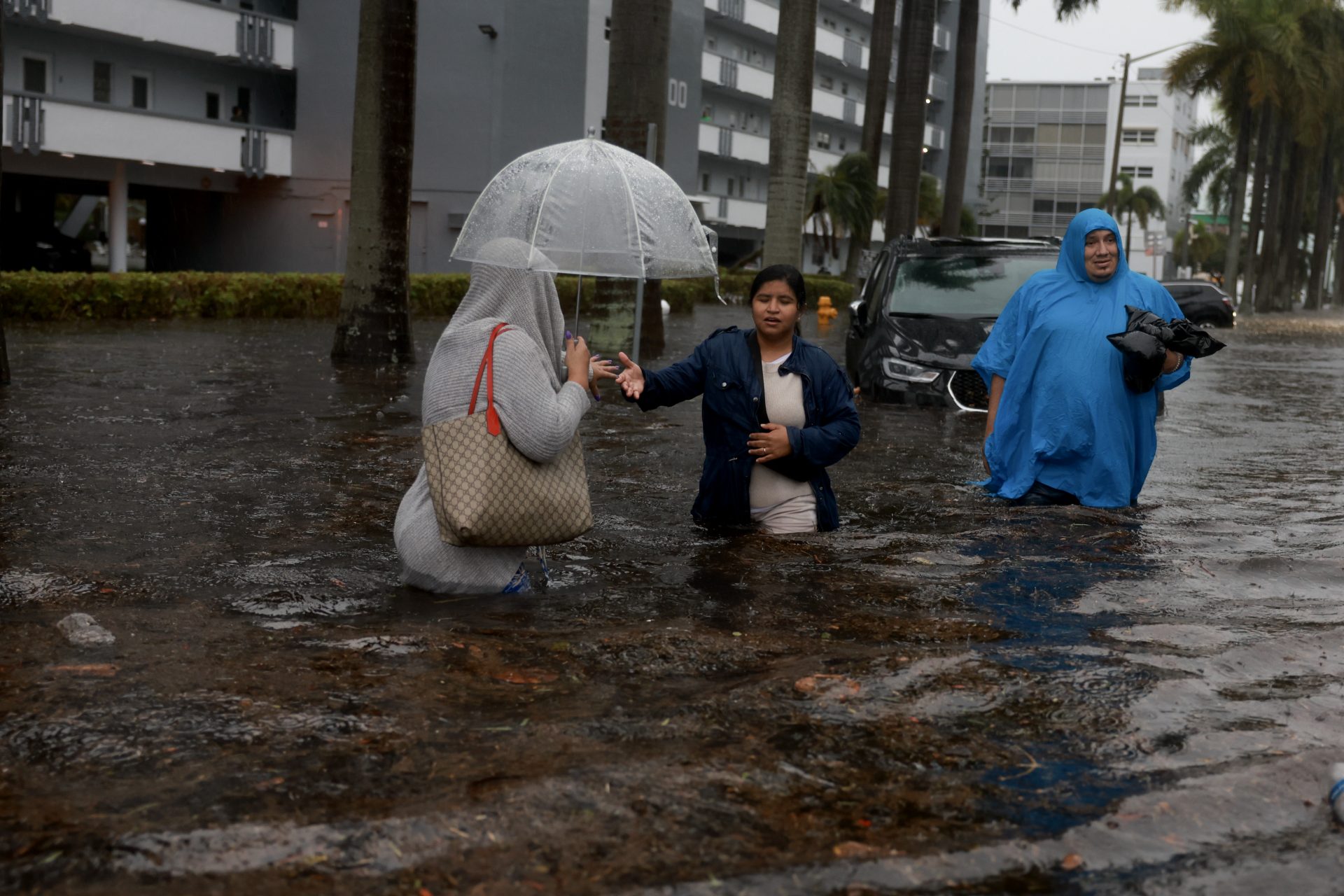 In pictures: a week of heavy rain and flooding in Florida