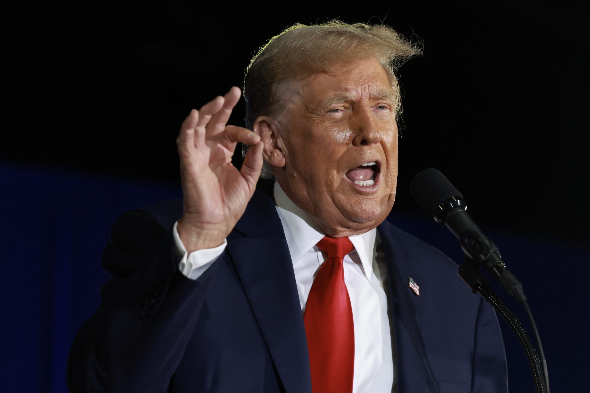 Trump claims Biden is dropping out and insults Kamala Harris