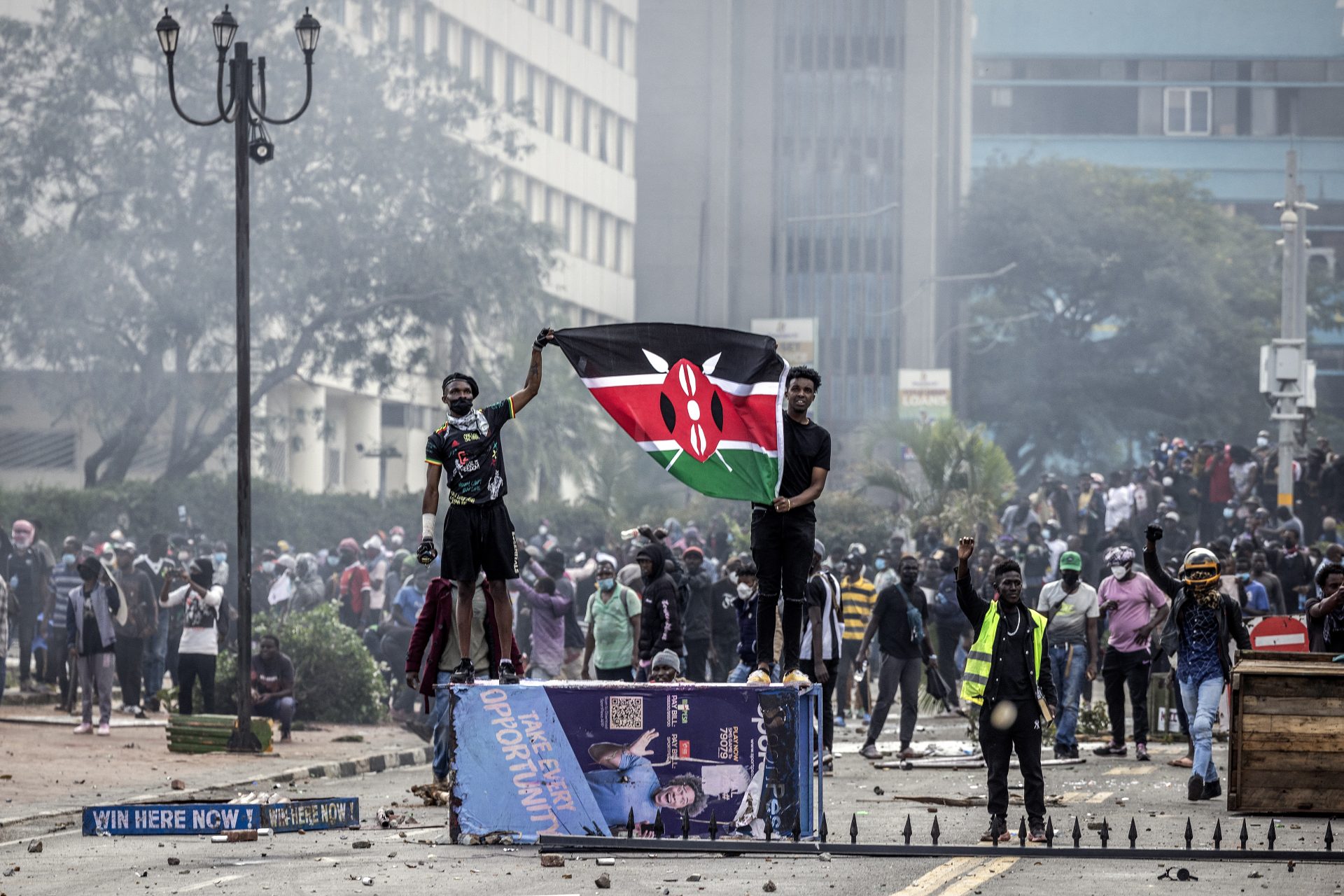  Fury sweeps the streets of Nairobi