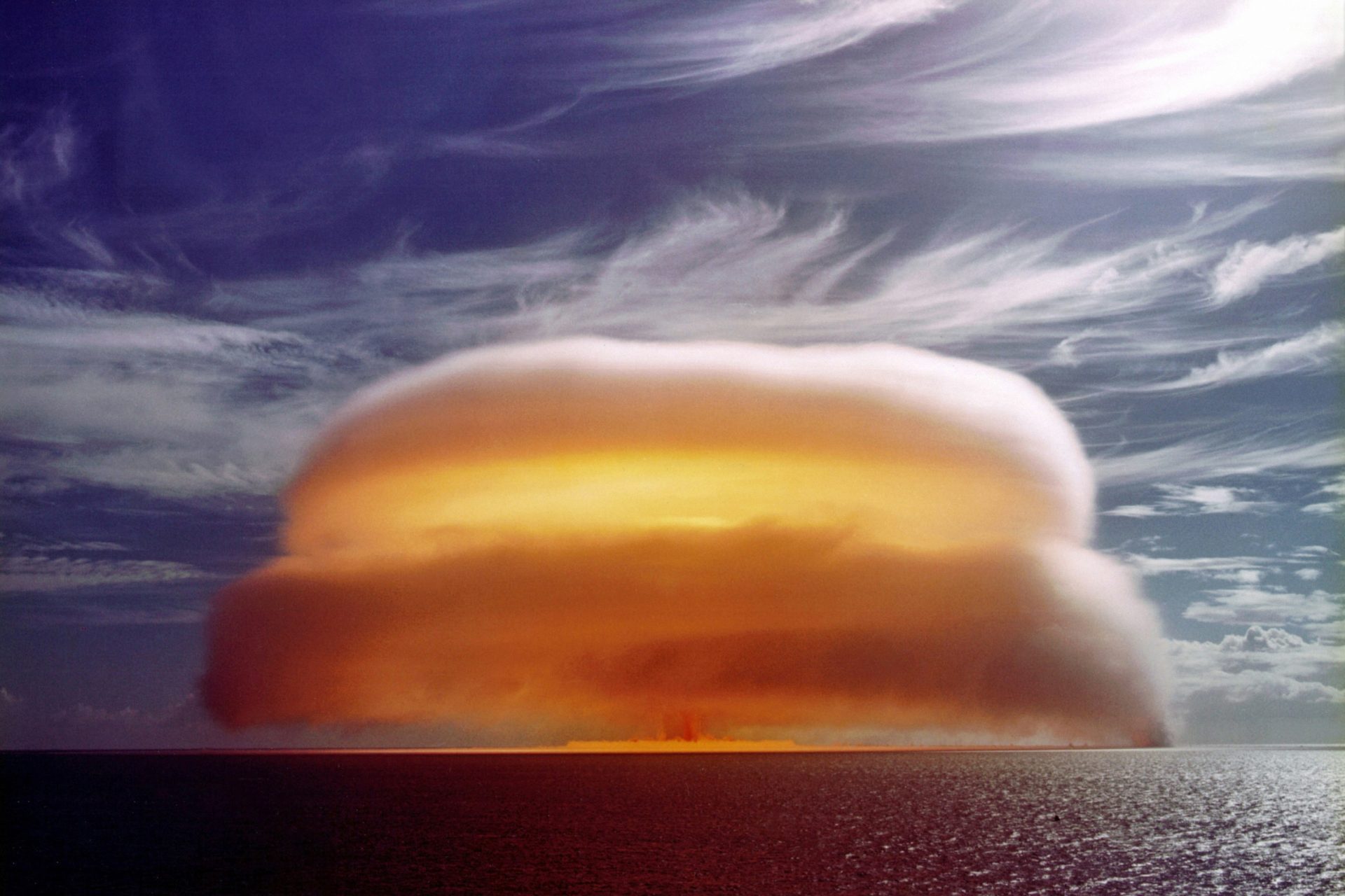 When was the last nuclear weapon tested on Earth?