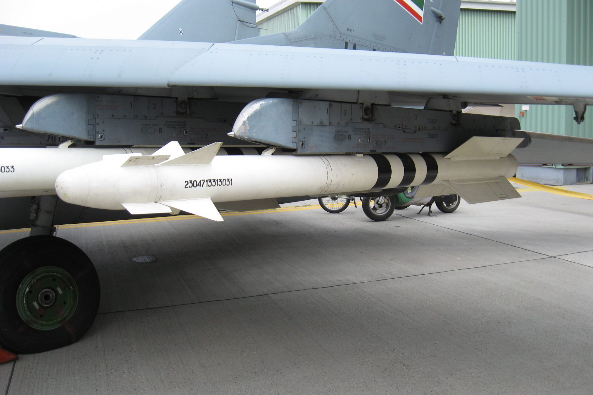 A heat seeking missile was added to some drones