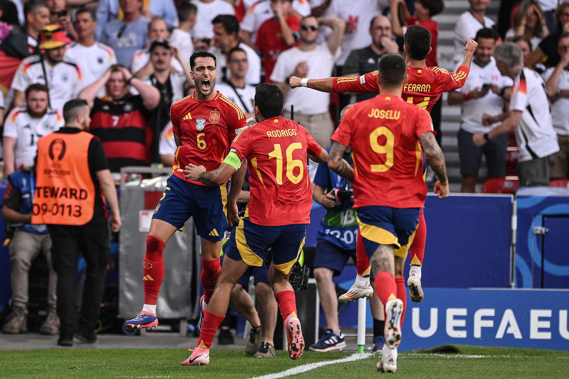 La Roja, a semifinales