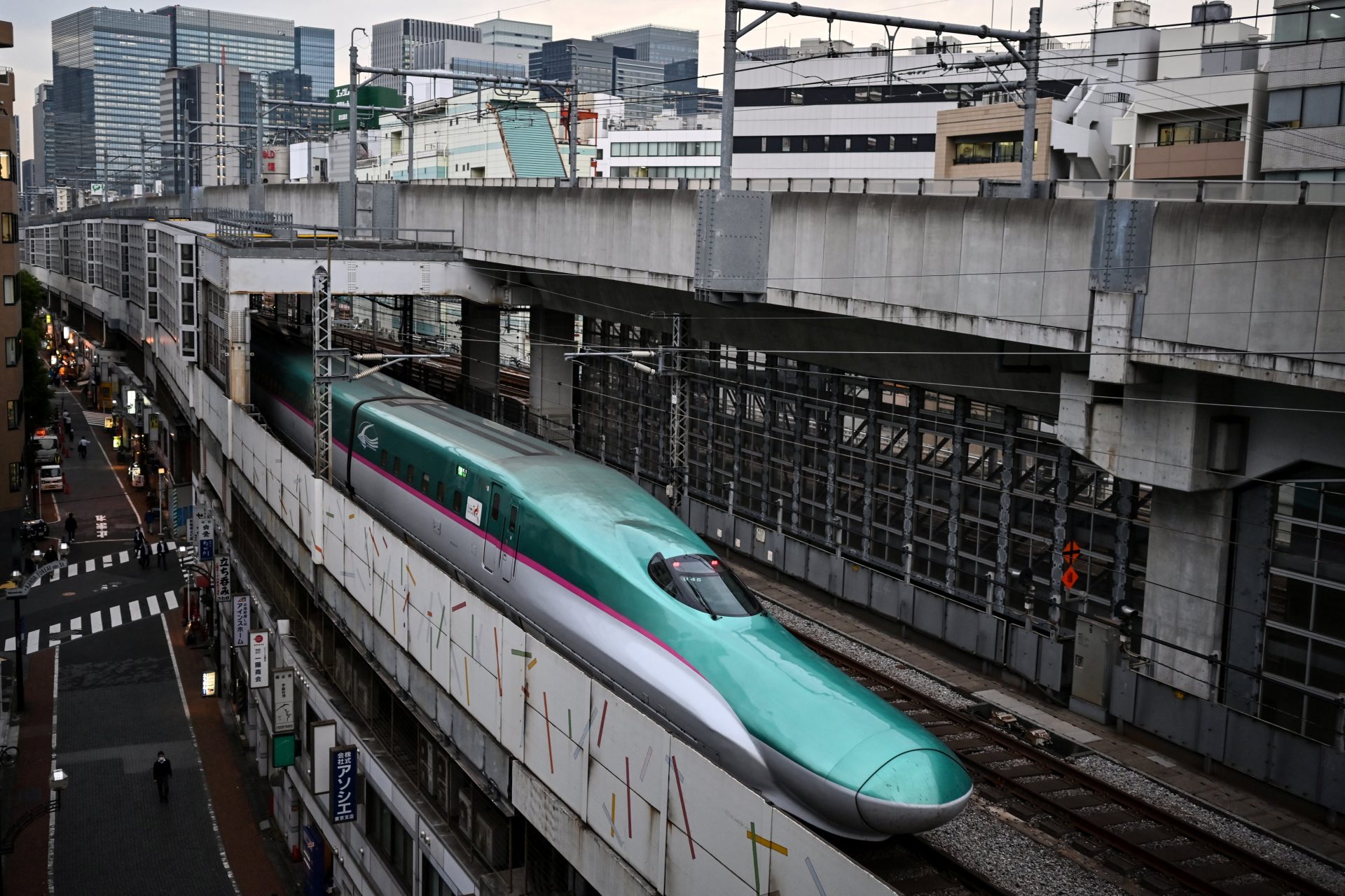 Japanese passengers enjoy a smooth ride