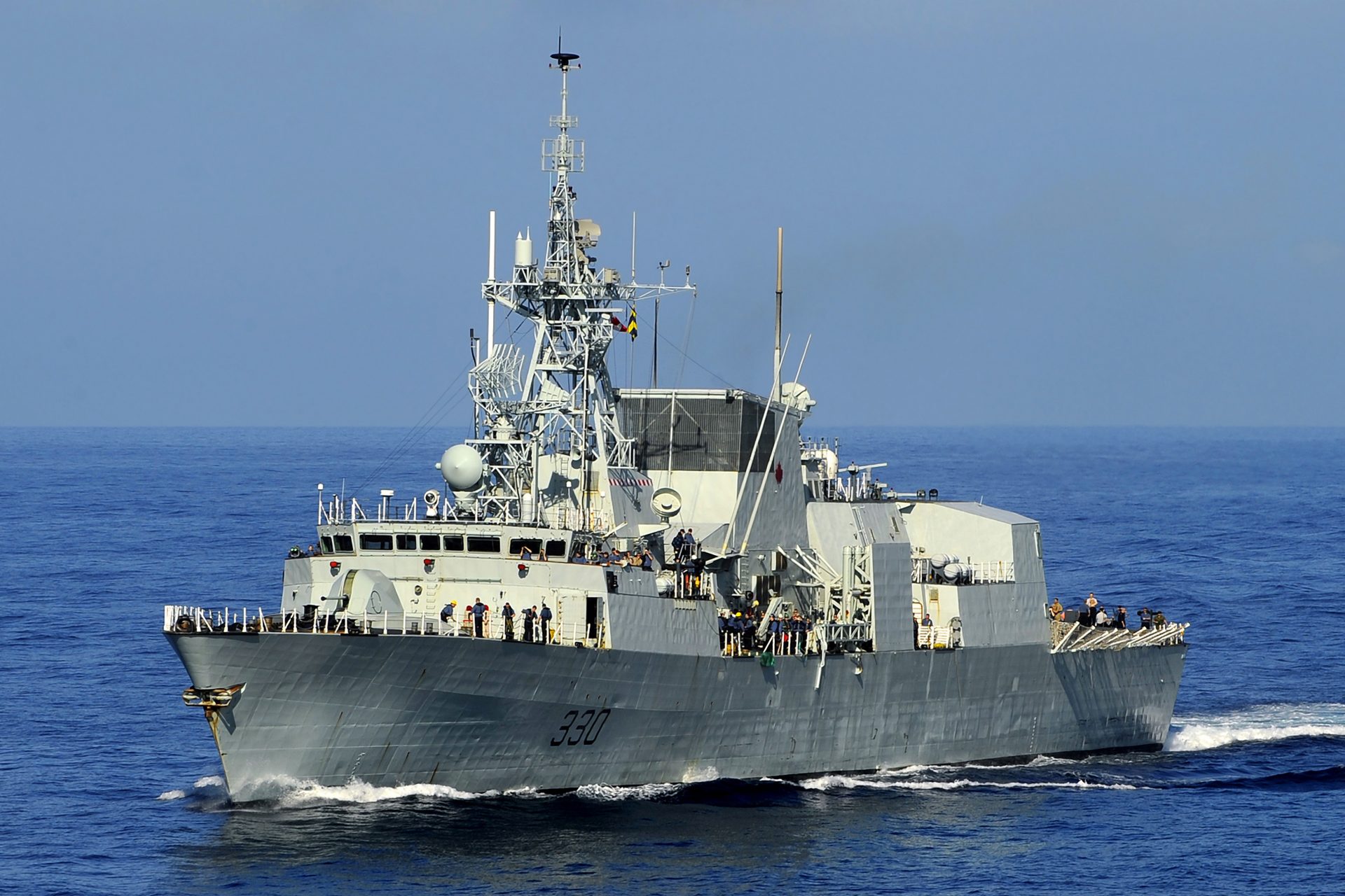 Le Canada a renforcé considérablement ses forces navales pour les moderniser