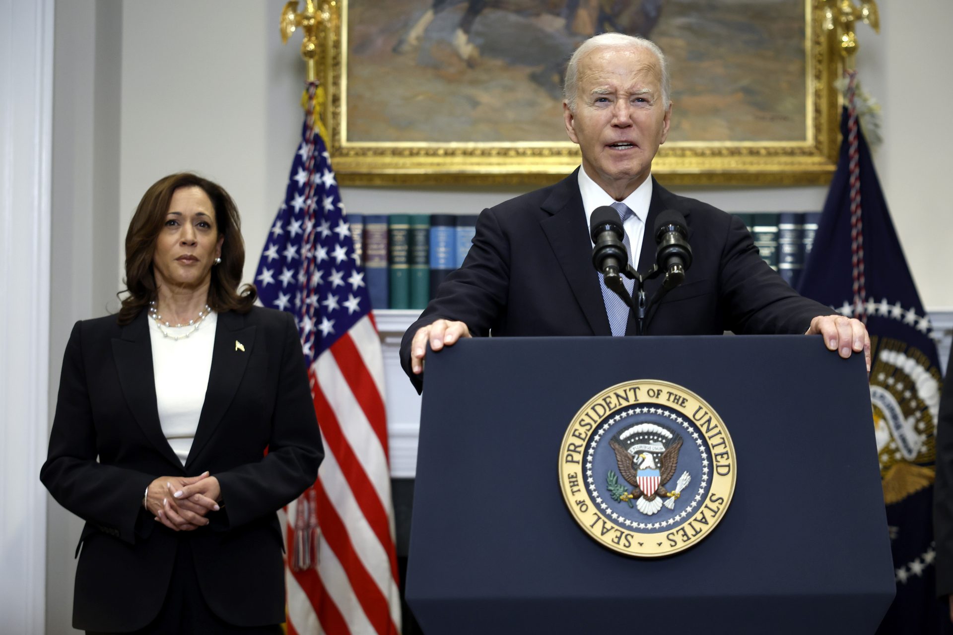 Respaldo de Biden a Harris desencadenó récord de donaciones
