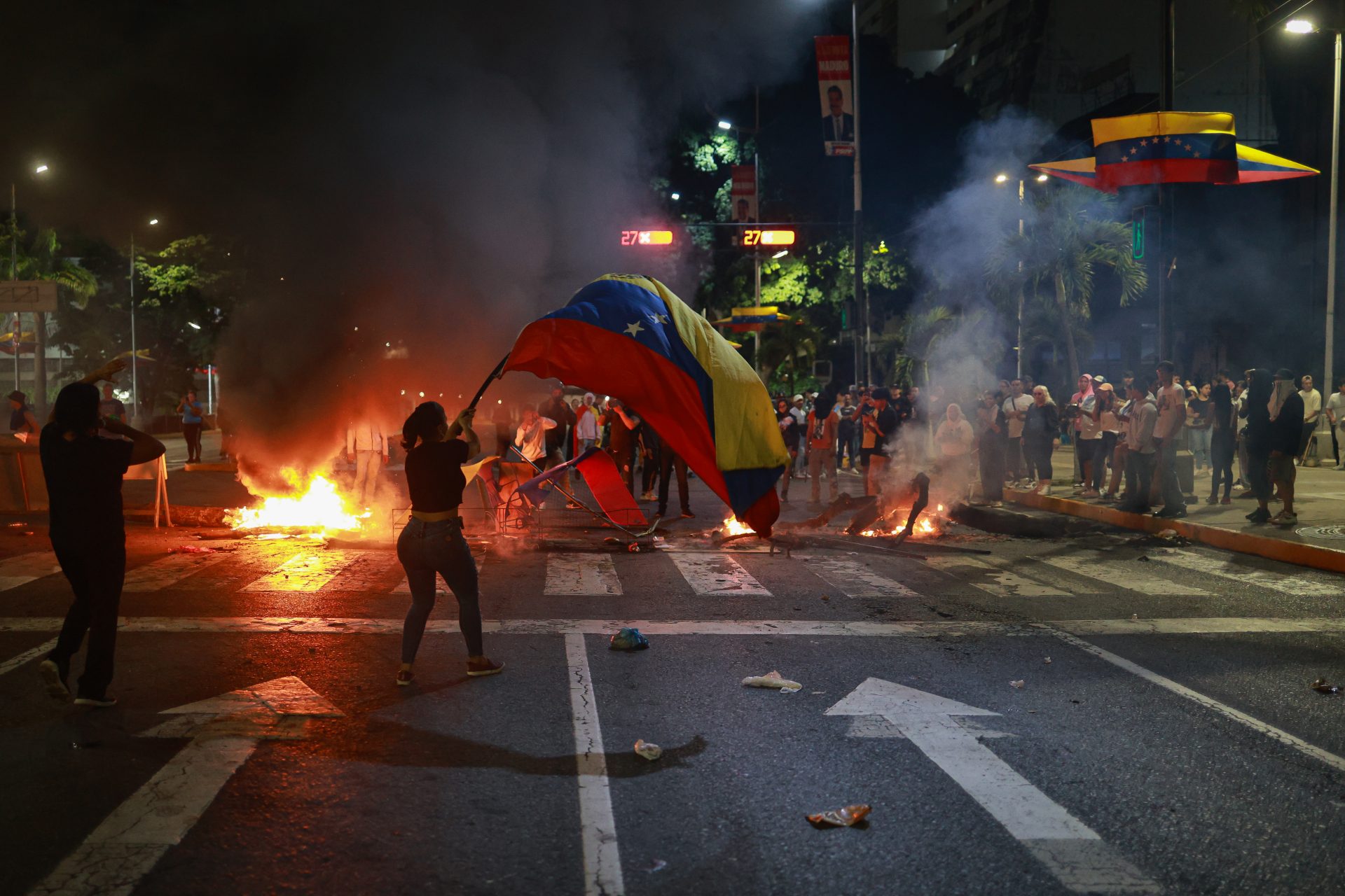 Venezuelans hit the streets to protest Maduro's apparent fraud