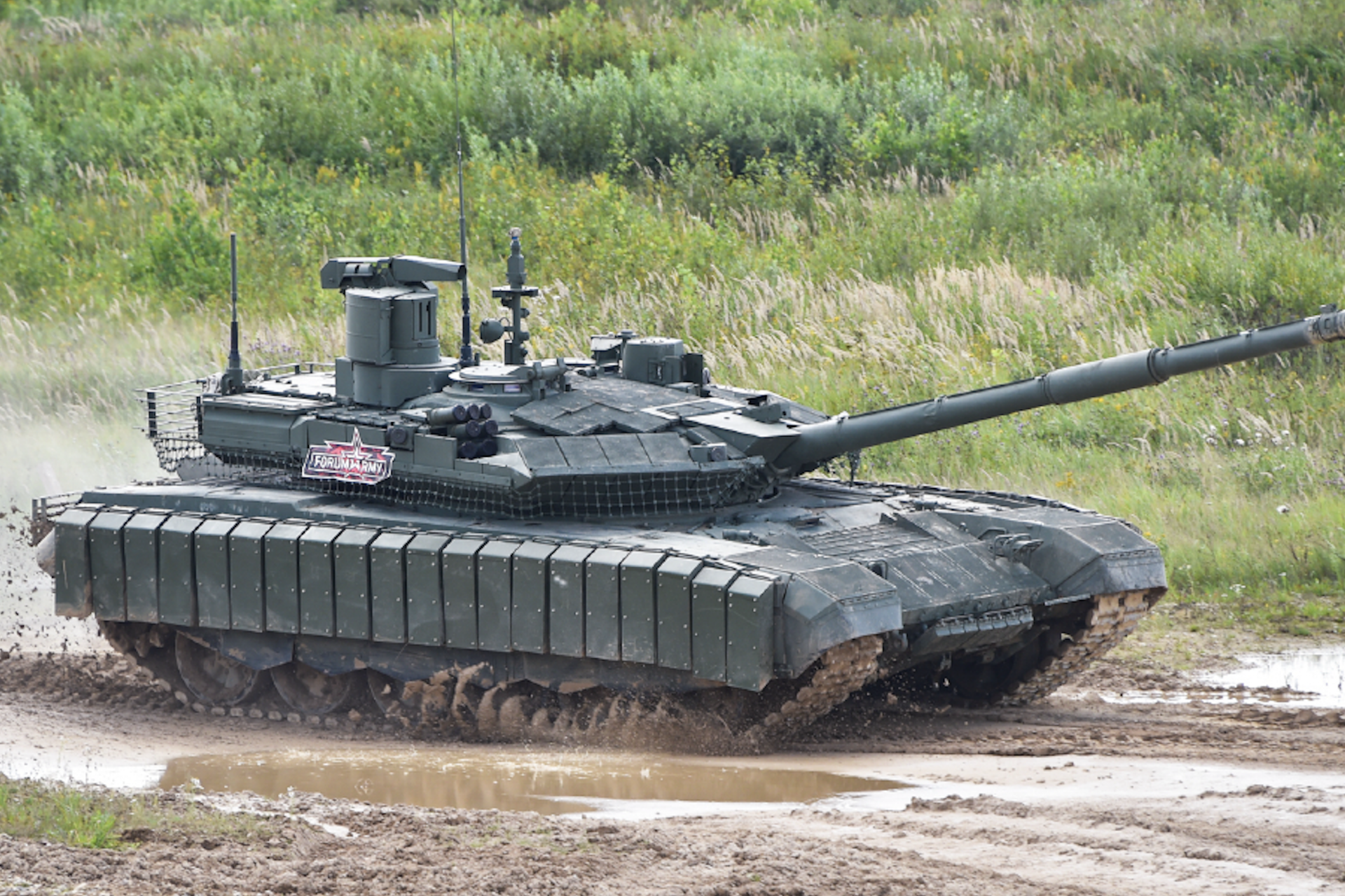 Pelo menos 100 tanques T-90M foram perdidos 