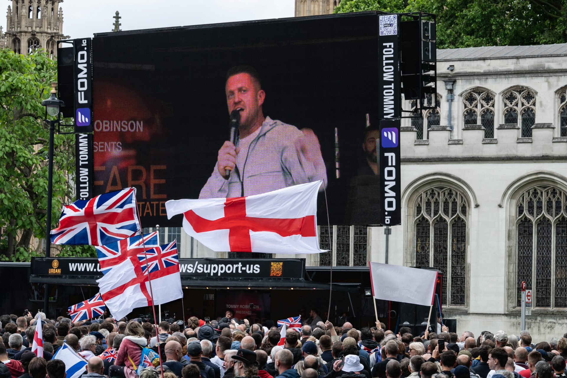 Tommy Robinson and Andrew Tate blamed