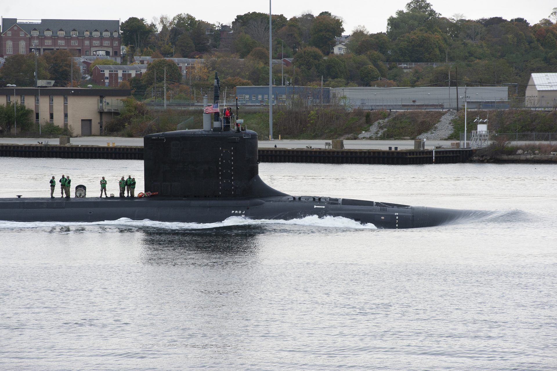 L'USS Vermont a accosté à Busan, dans le sud de la Corée du Sud