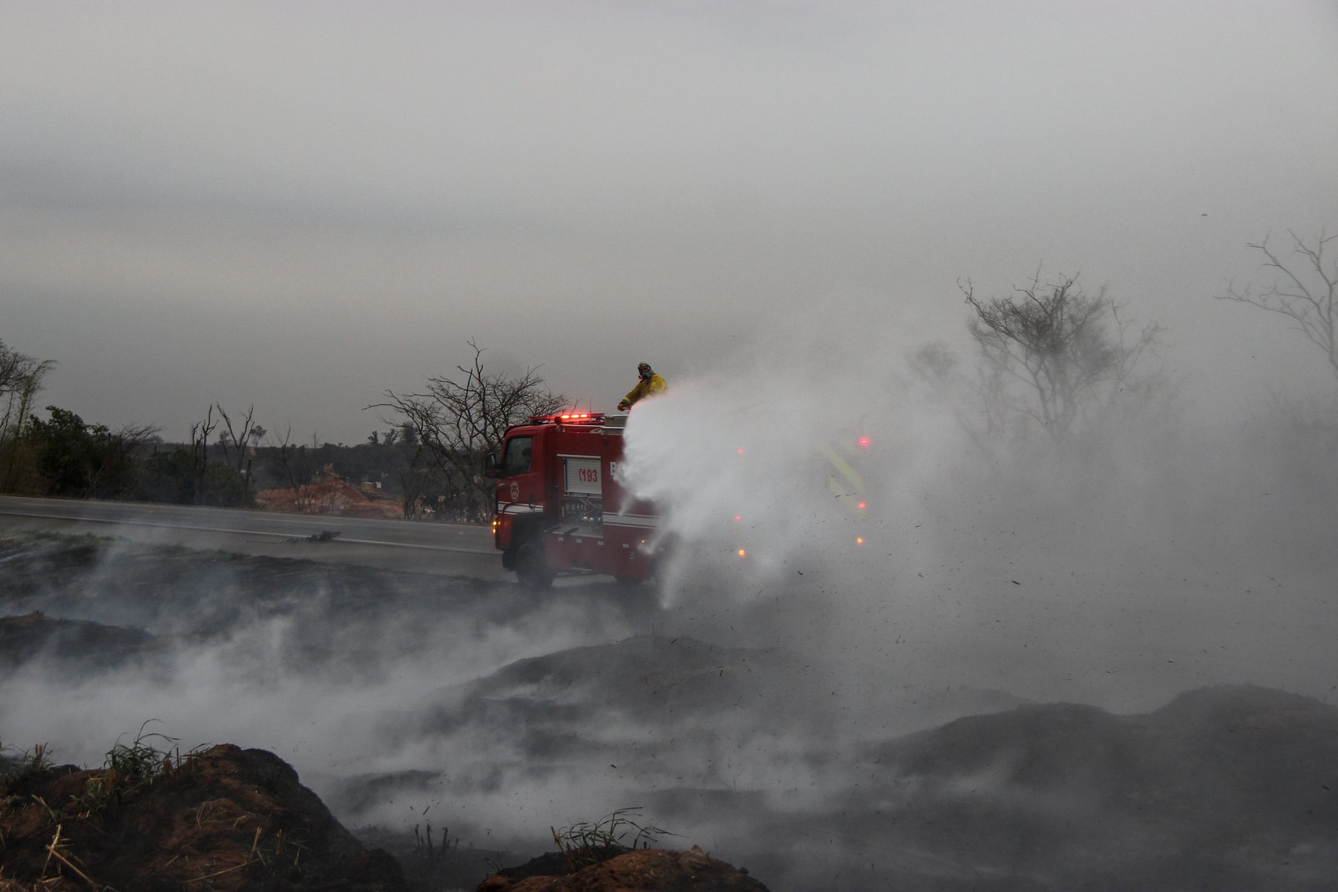 Les incendies dans les zones agricoles