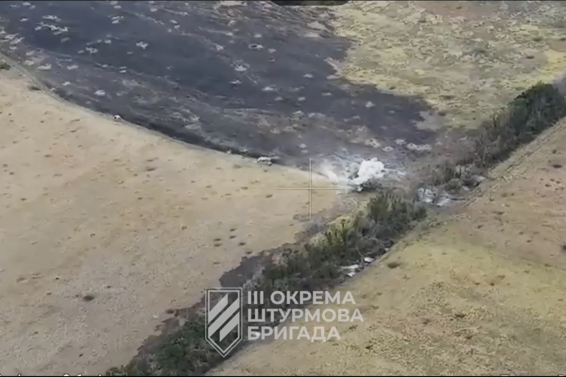 “O tanque foi atingido instantaneamente do céu”