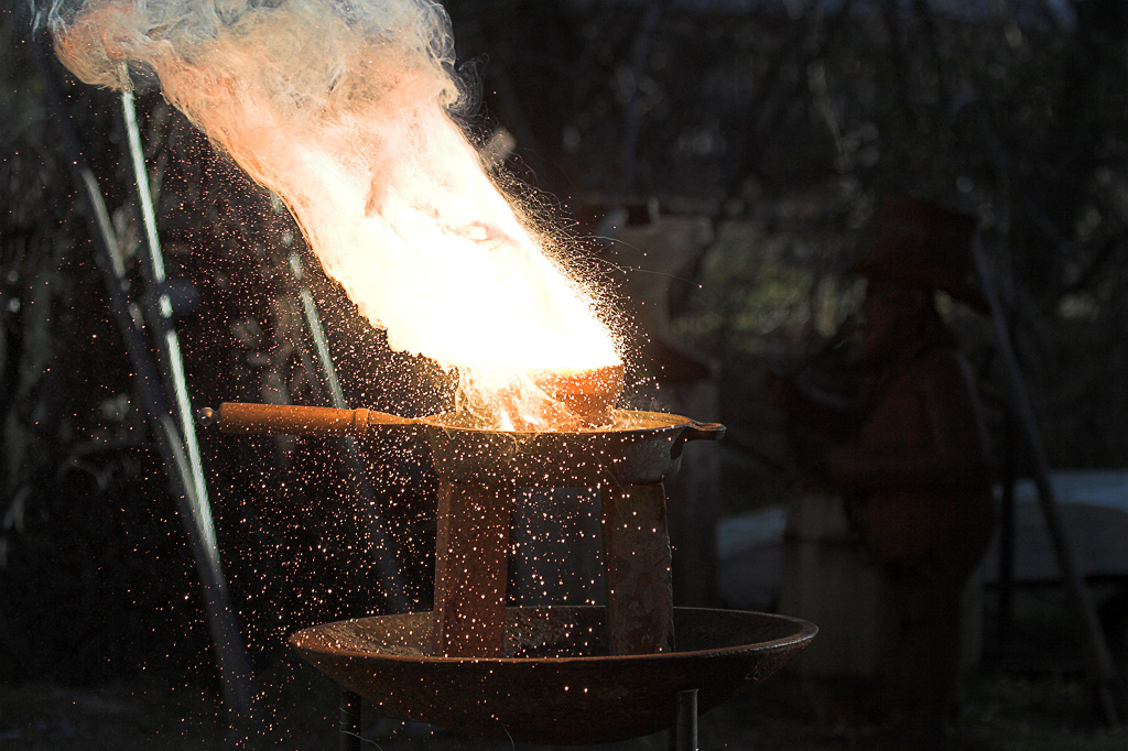 Thermite can burn at high temperatures 