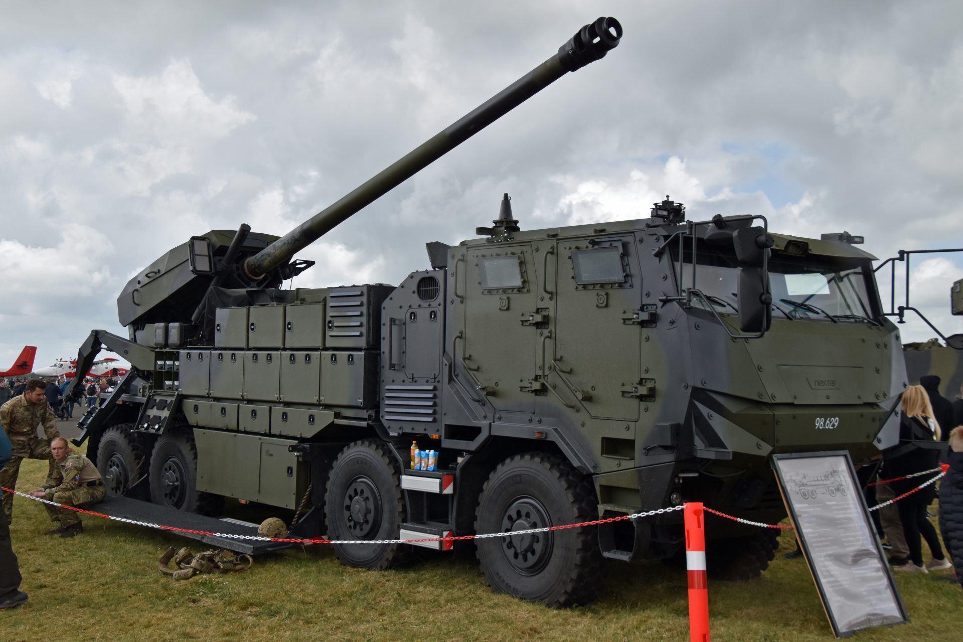 What is the Caesar self-propelled artillery system?