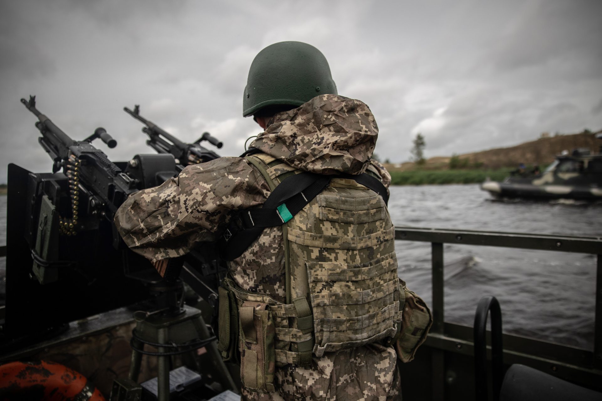 Remember when Ukrainian sailors destroyed a Russian drone from their ship?