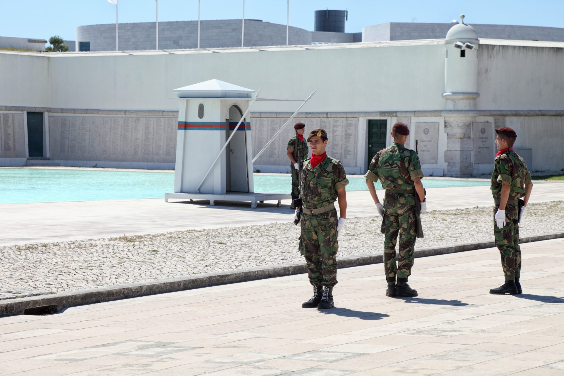 Portuguese military troops