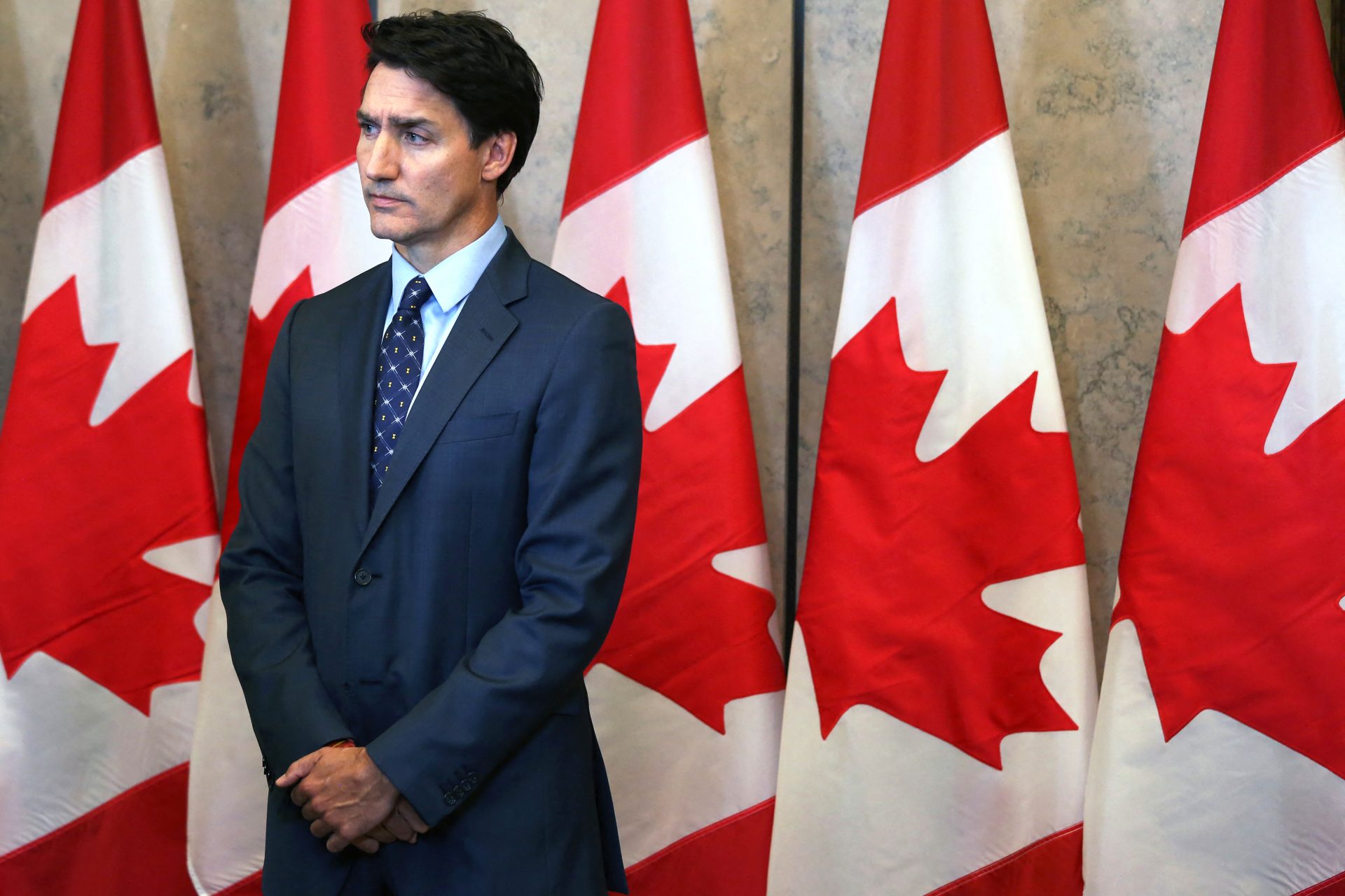 Trudeau isn't happy about the flags flying across Canada that bare his name