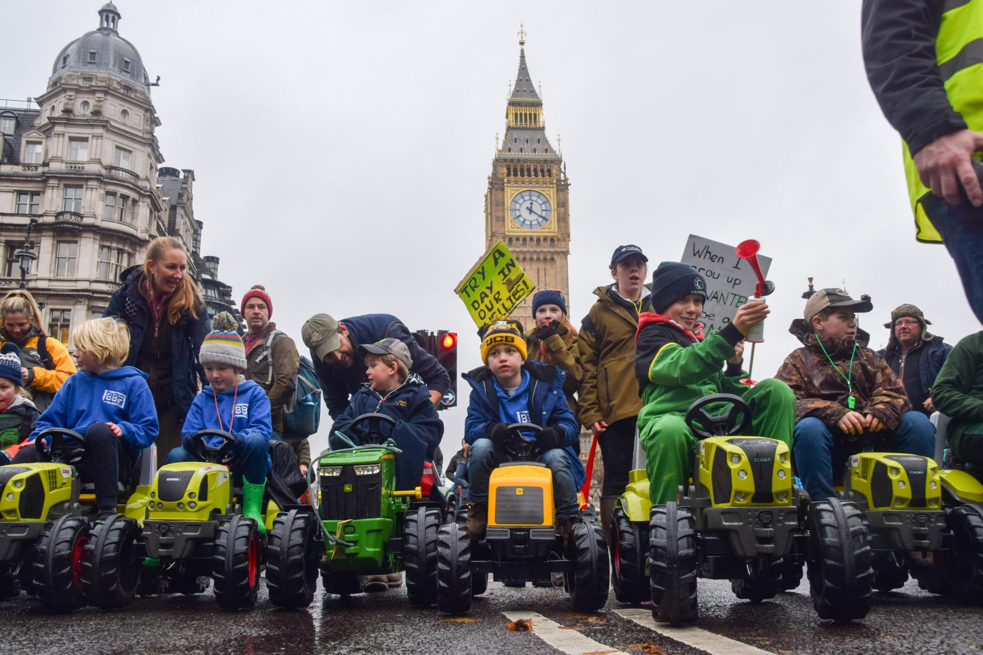 Farmers mobilize in the UK to protest an inheritance tax that threatens their future