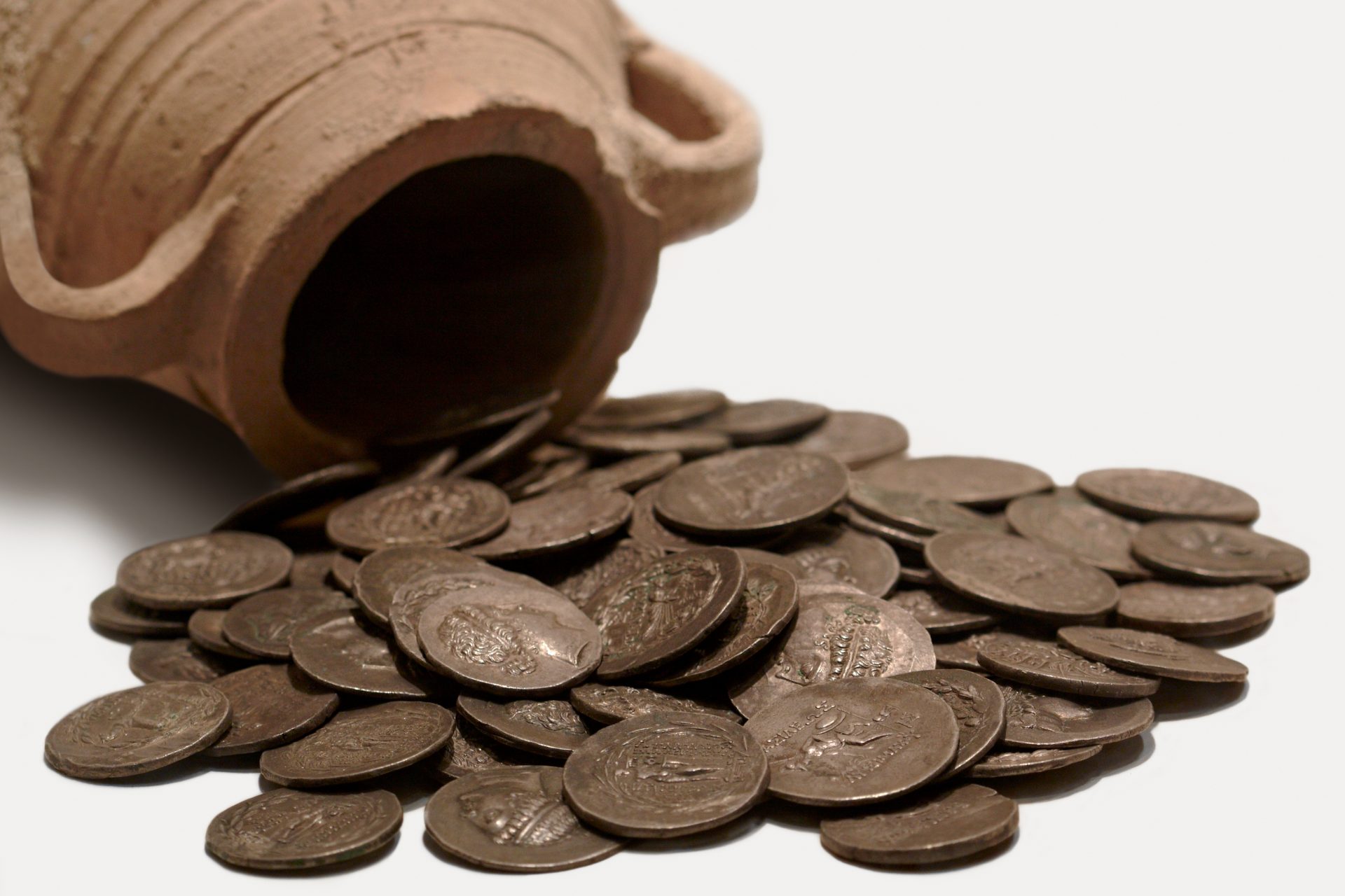 An amazing hoard of ancient Roman coins was discovered