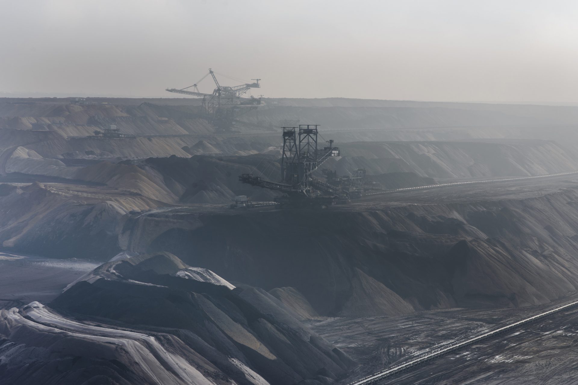 Kohlebergbau und Minen in Deutschland auf dem Rückzug