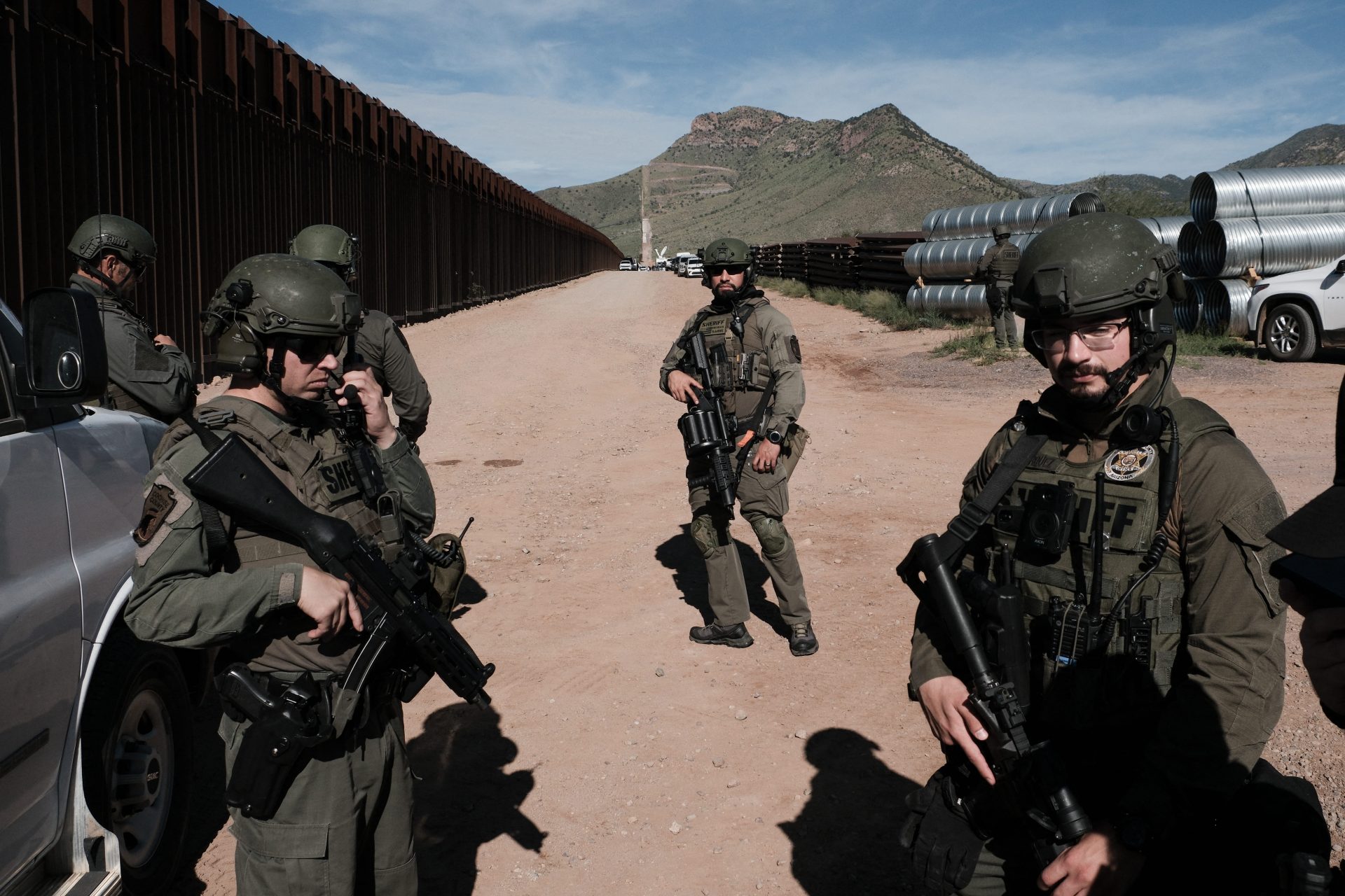 American soldiers operating on Mexican soil