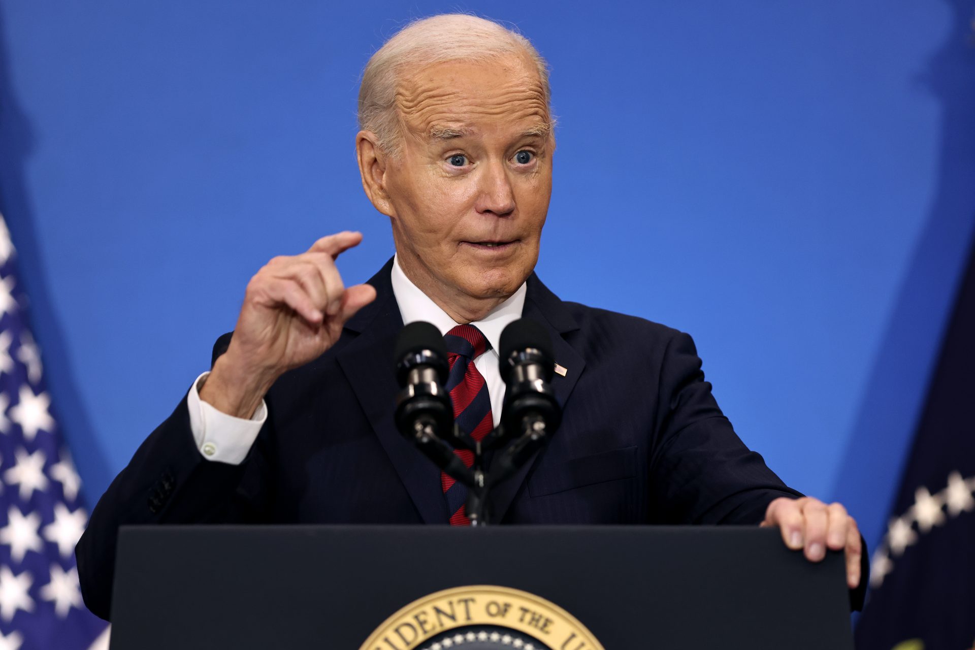 Biden in the firing line