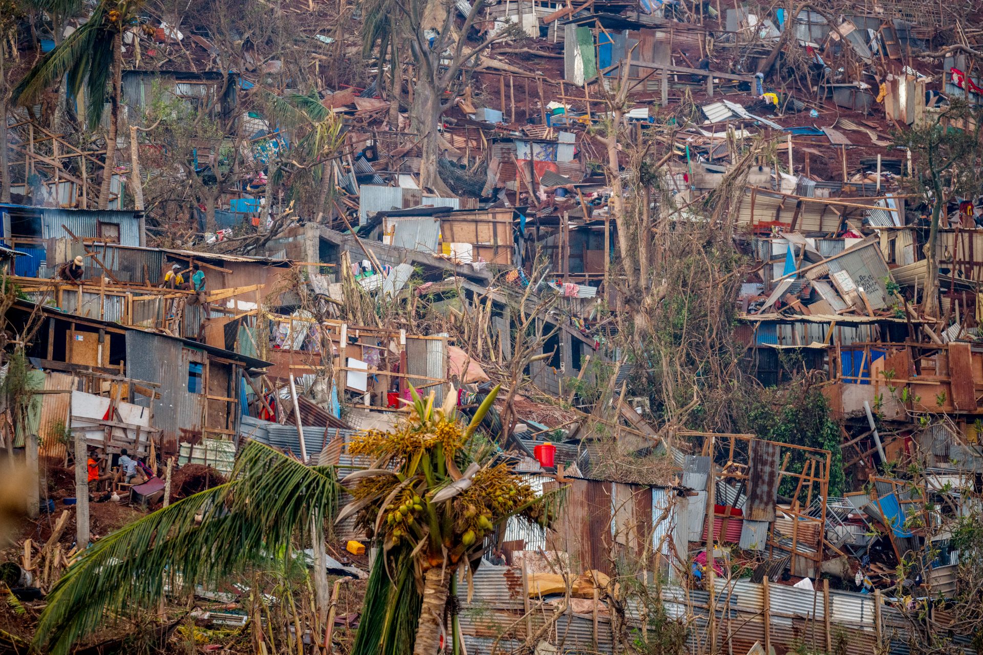 Empêcher la reconstruction des bidonvilles