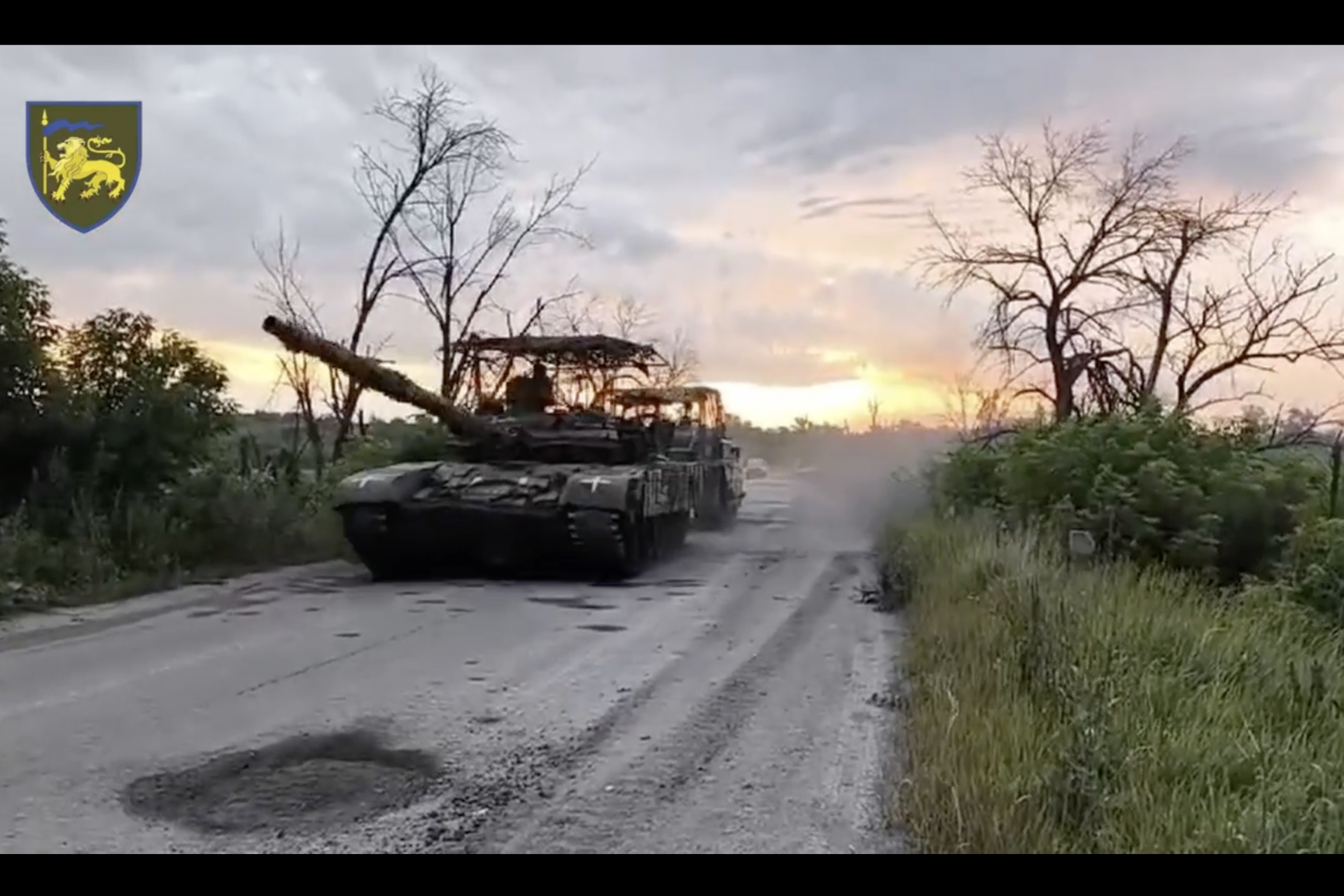 Le tank a été réparé et mis en service