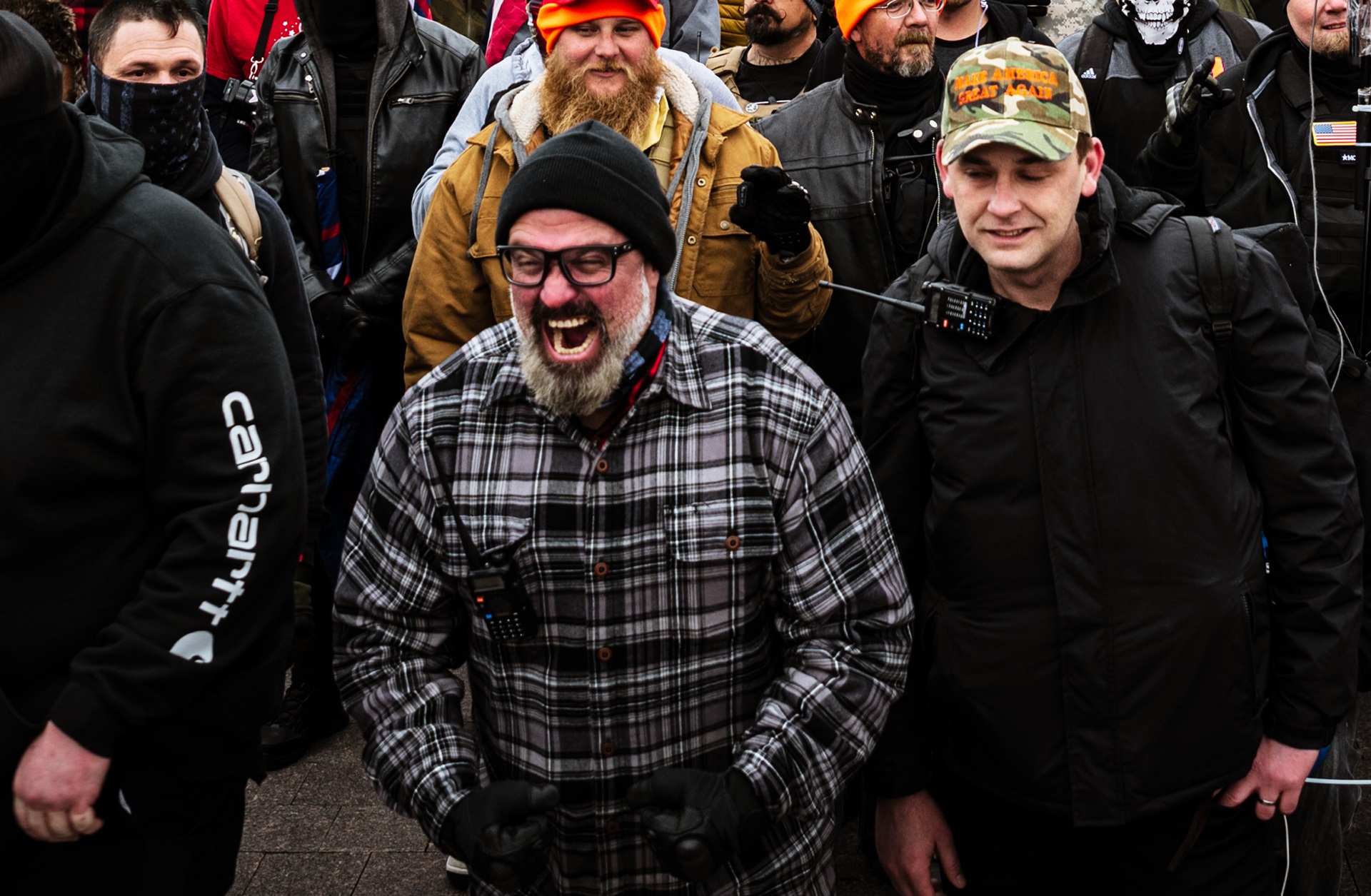 Joe Biggs, the Proud Boys leader who cried when sentenced, has been pardoned