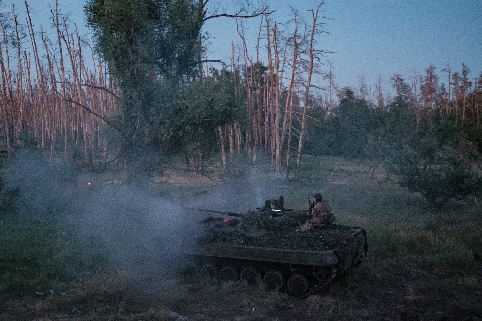 Une drôle d'arme de conception française a été repérée sur le champ de bataille en Ukraine