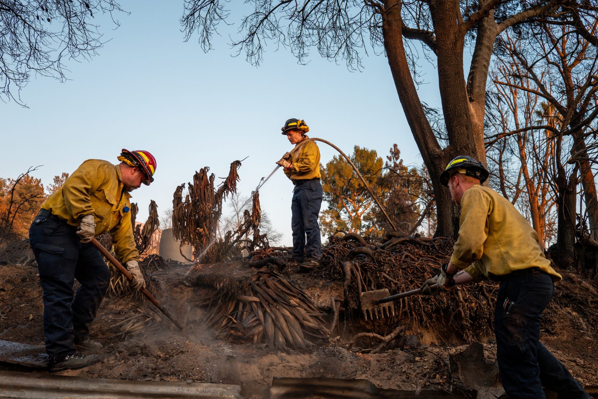 A web of fire departments