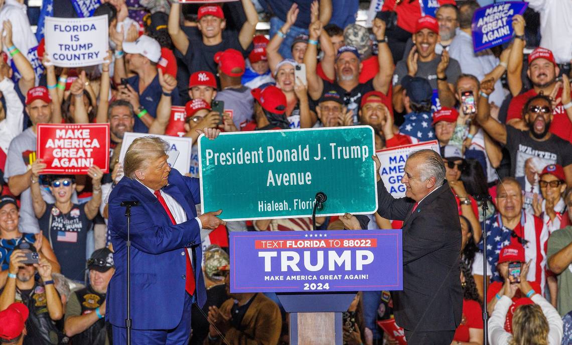 Highways, airports, jails: Republicans want to rename these places after Donald Trump