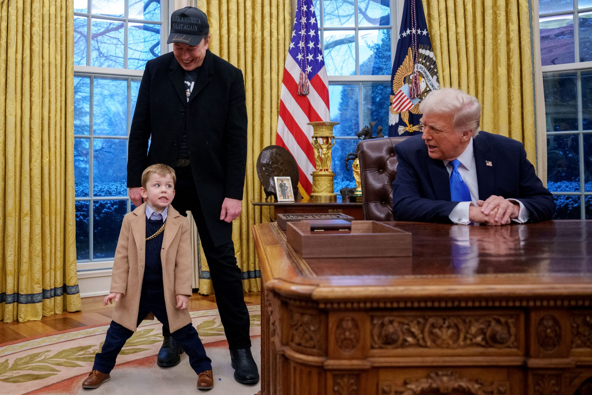 Trump dice que es un niño inteligente