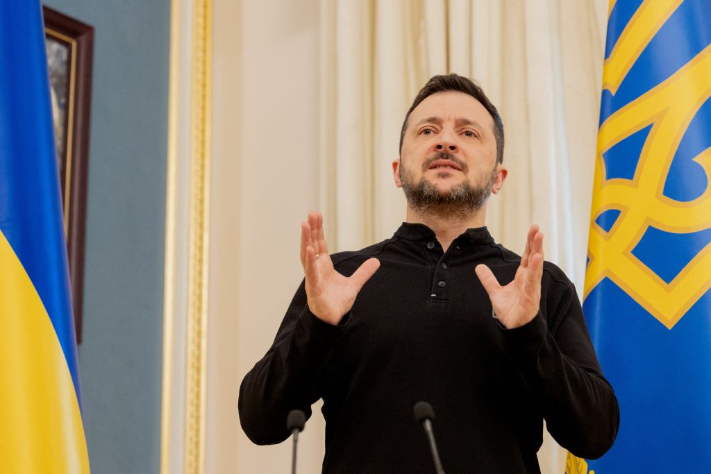 How Zelensky reacted online 