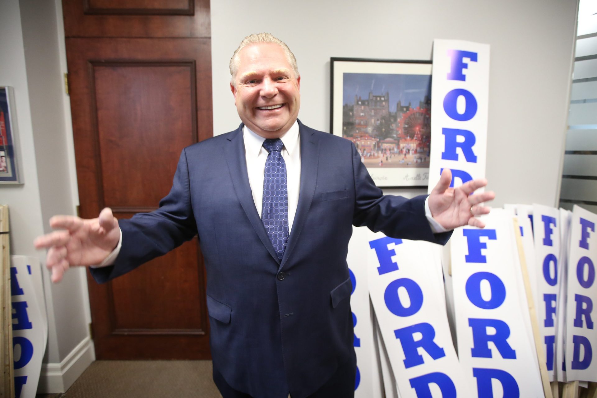 Ford’s party still has a major lead 